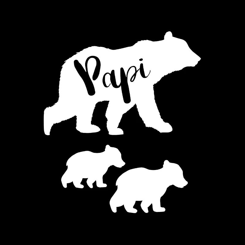 Shirt für Papi | Papi Bär Vatertagsgeschenk