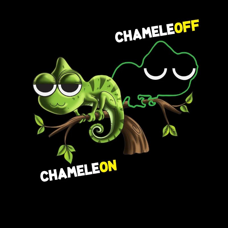 Chameleon Chameleoff Light Switch Camouflage Lizard