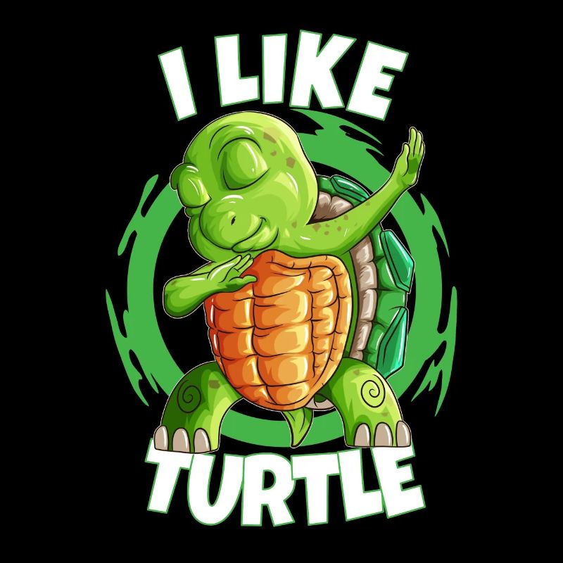 Water Lover Turtle Dabbing Fun Shirt