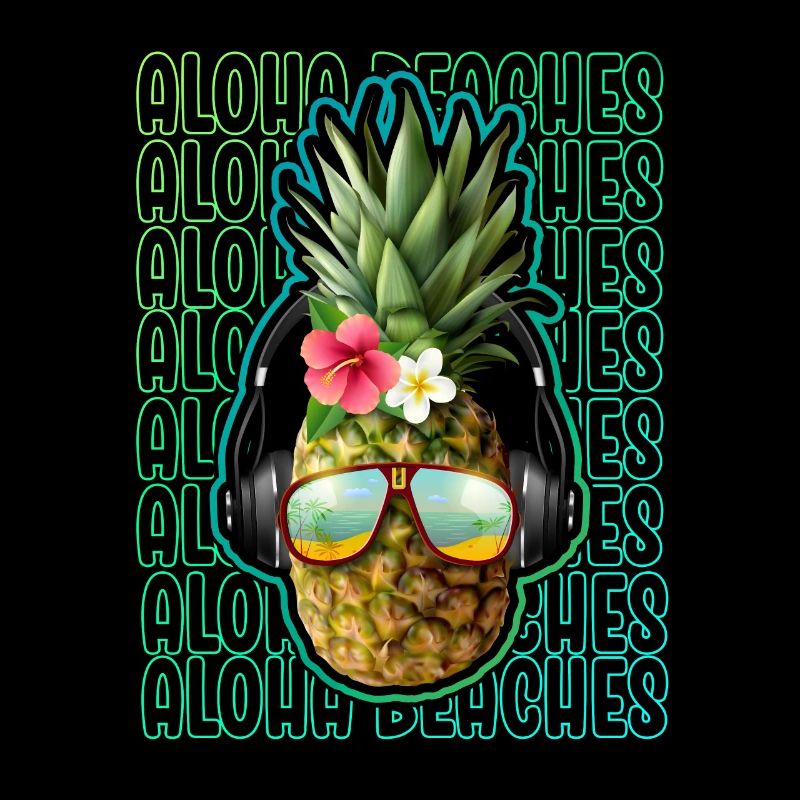 Plages d’Aloha Île tropicale d’été hawaïenne