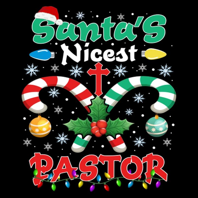 Le plus beau pasteur du Père Noël Religieux de Noël