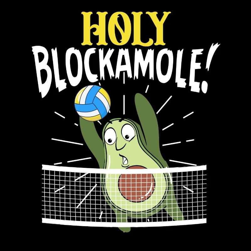 Holy Blockamole Volleyball Avocado