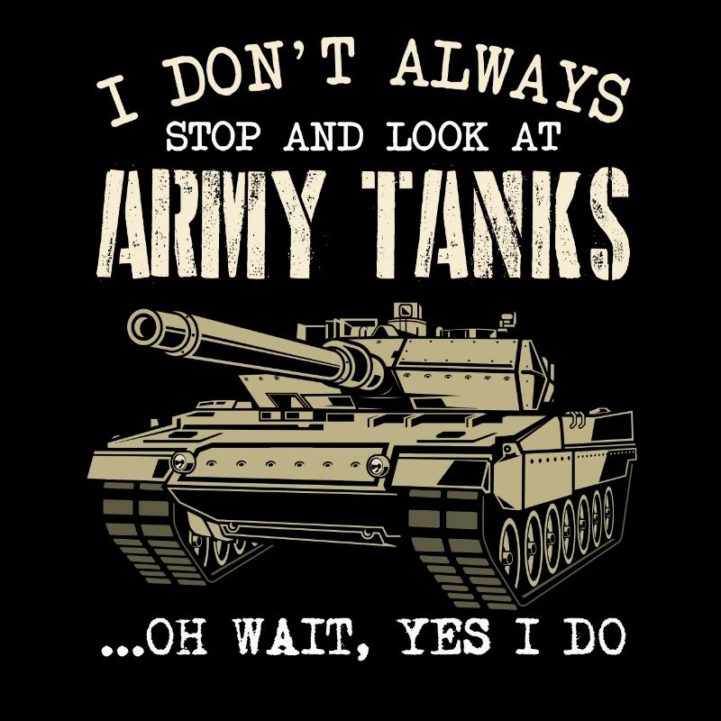 Je ne m’arrête pas toujours pour regarder les chars de l’armée