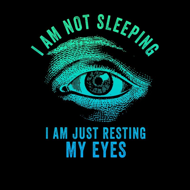 Je ne dors pas, je repose juste mes yeux