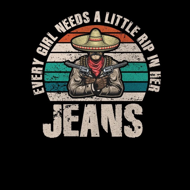 Jedes Mädchen braucht einen kleinen Riss in ihrer Jeans