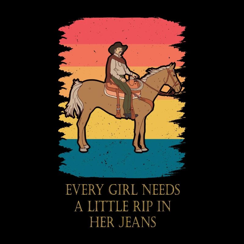 Jedes Mädchen braucht einen kleinen Riss in ihrer Jeans