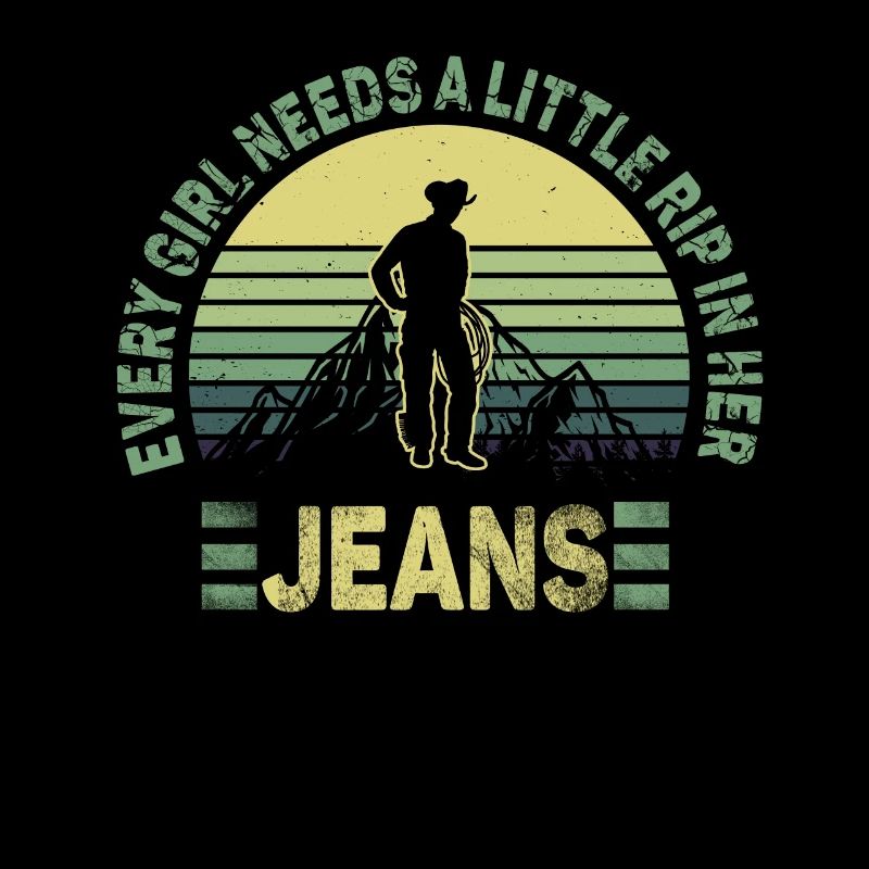 Jedes Mädchen braucht einen kleinen Riss in ihrer Jeans
