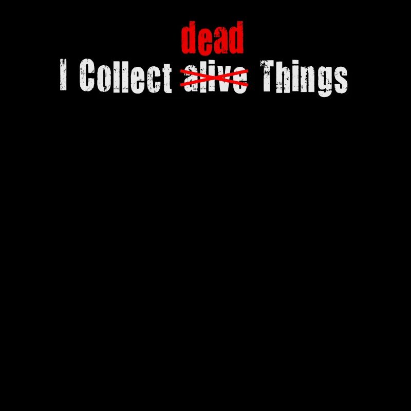 Je collectionne les choses mortes