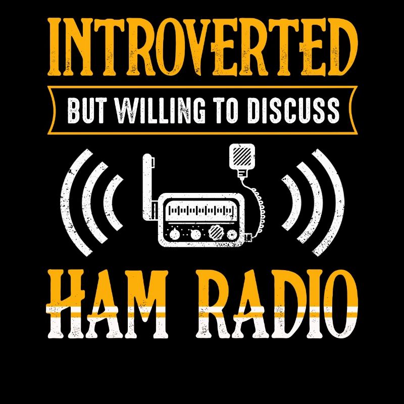 Introvertiert, aber bereit, über Amateurfunk zu diskutieren