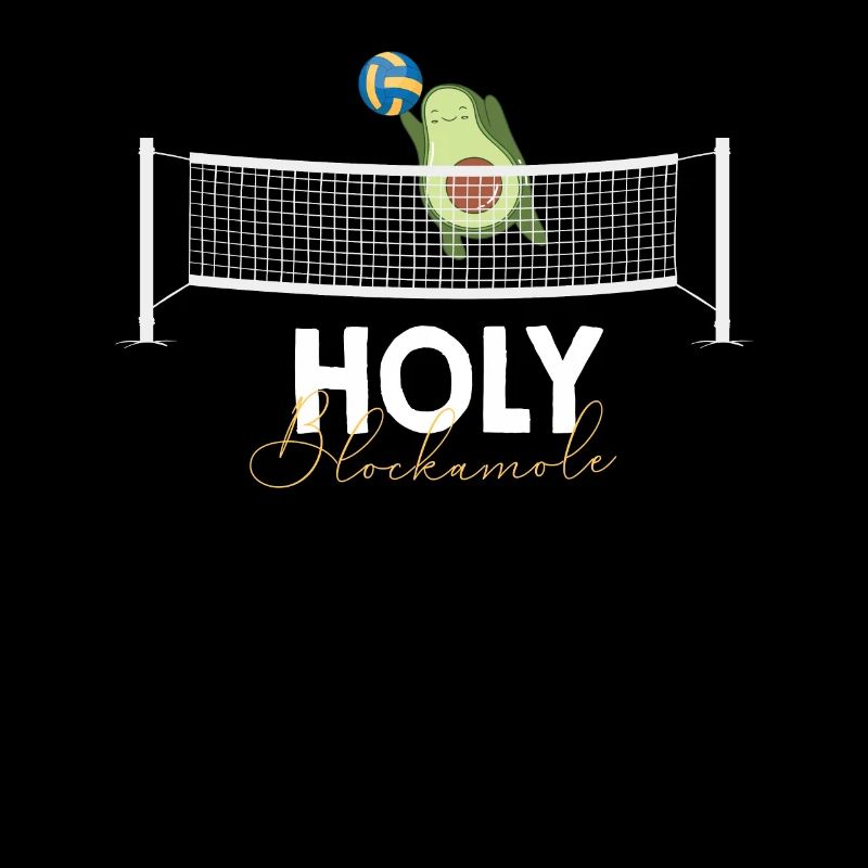 Heilige Blockamole Volleyball Avocado