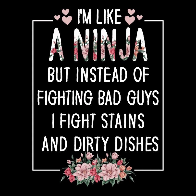 Wie eine Ninja-Hausfrau