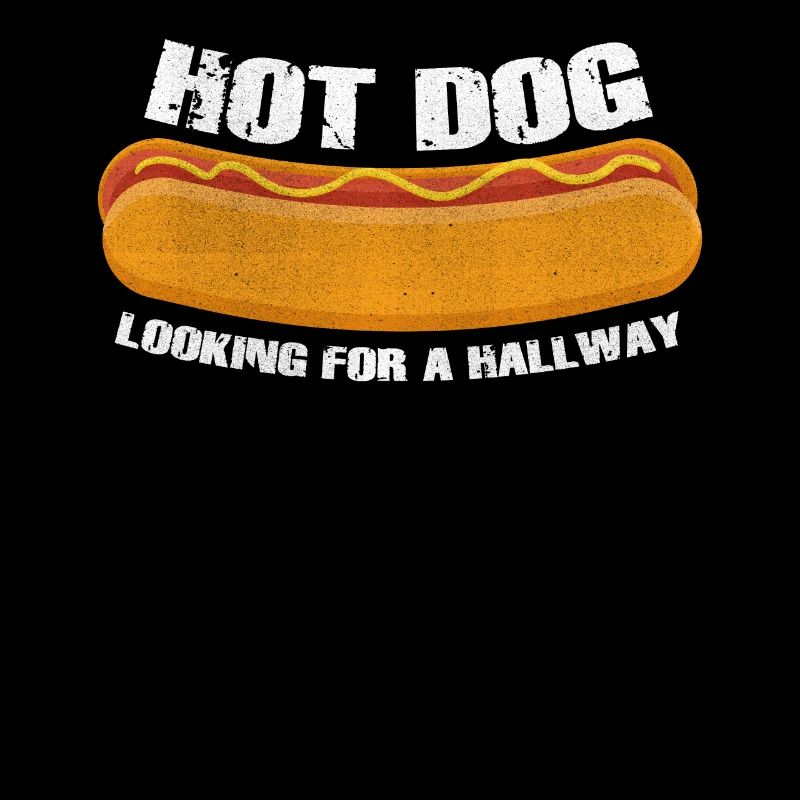Hot Dog Looking For A Hallway