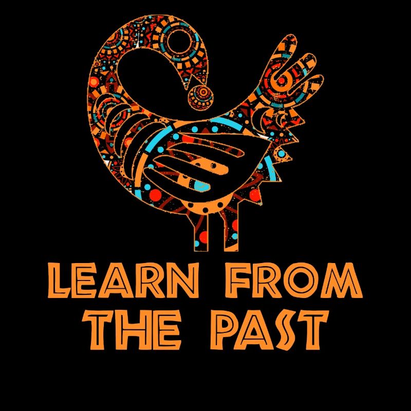 Sankofa Symbol Adinkra Ghana Schwarz