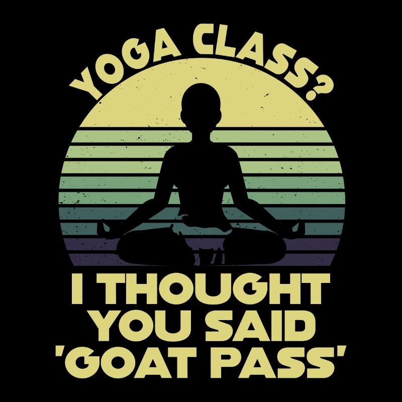 Yogastunde oder Ziegenpass