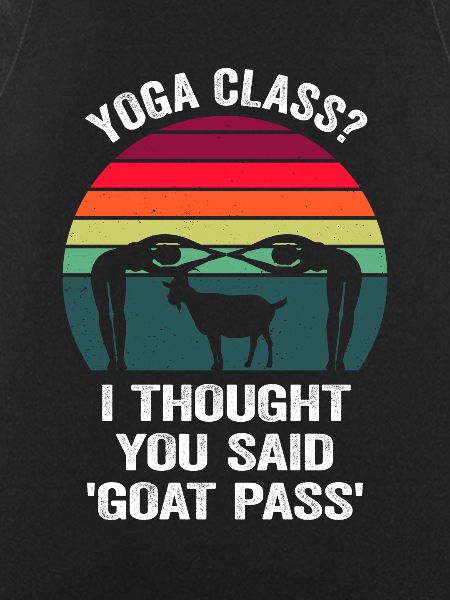 Yogastunde oder Ziegenpass