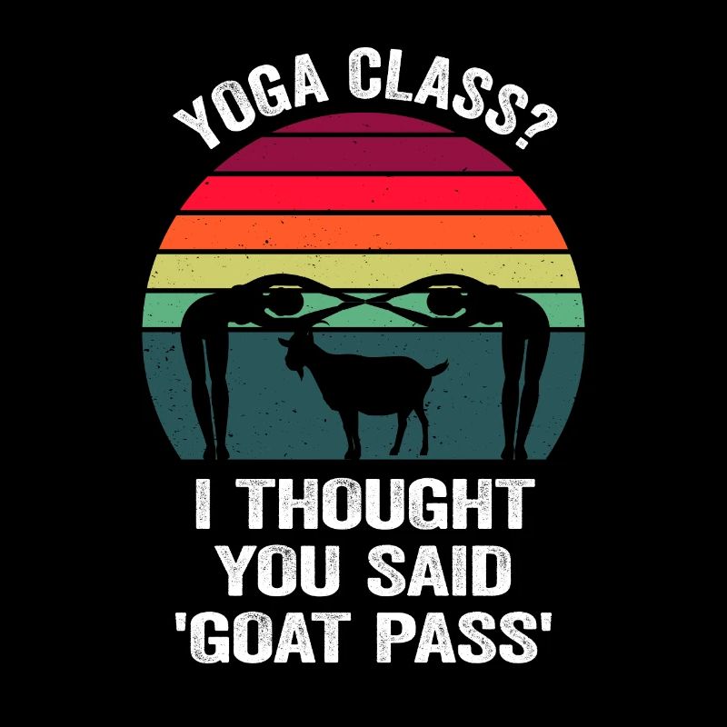 Yogastunde oder Ziegenpass