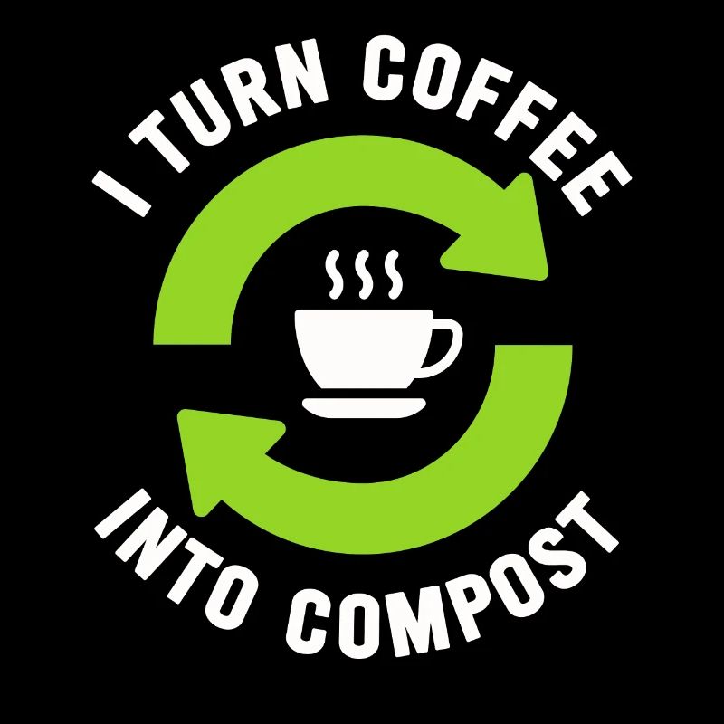 Ich verwandle Kaffee in Kompost Blue Planet