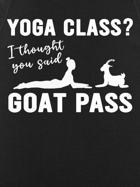 Yoga-Kurs oder Ziegenpass