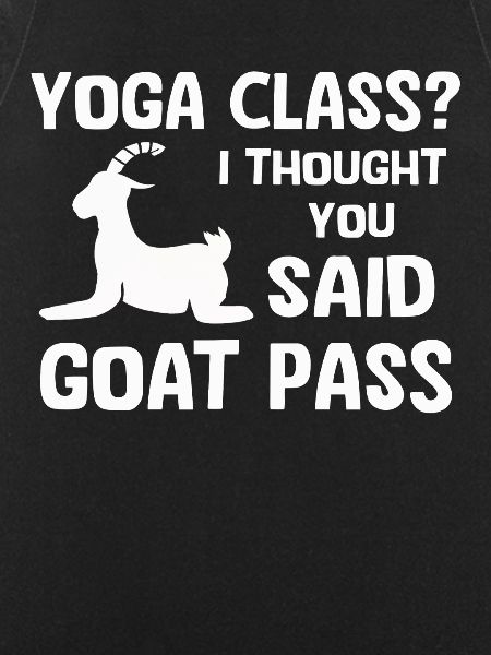 Yoga-Kurs oder Ziegenpass