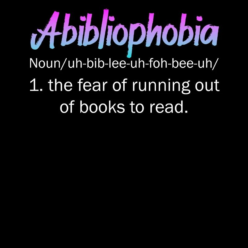 Abibliophobia Bookworm Livres de lecture