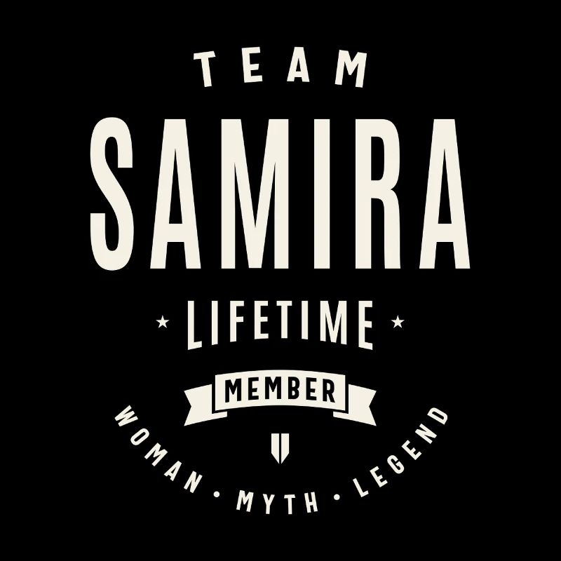 Team Samira Lebenslanges Mitglied Lustiger Name Samira