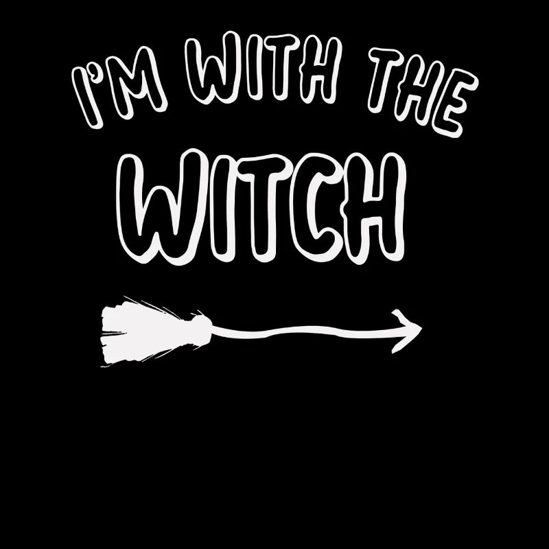 Je suis avec la sorcière Halloween Fun