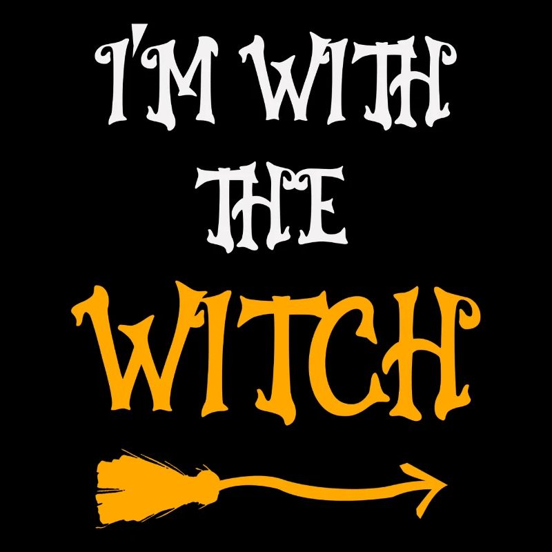 Je suis avec la sorcière Halloween Fun