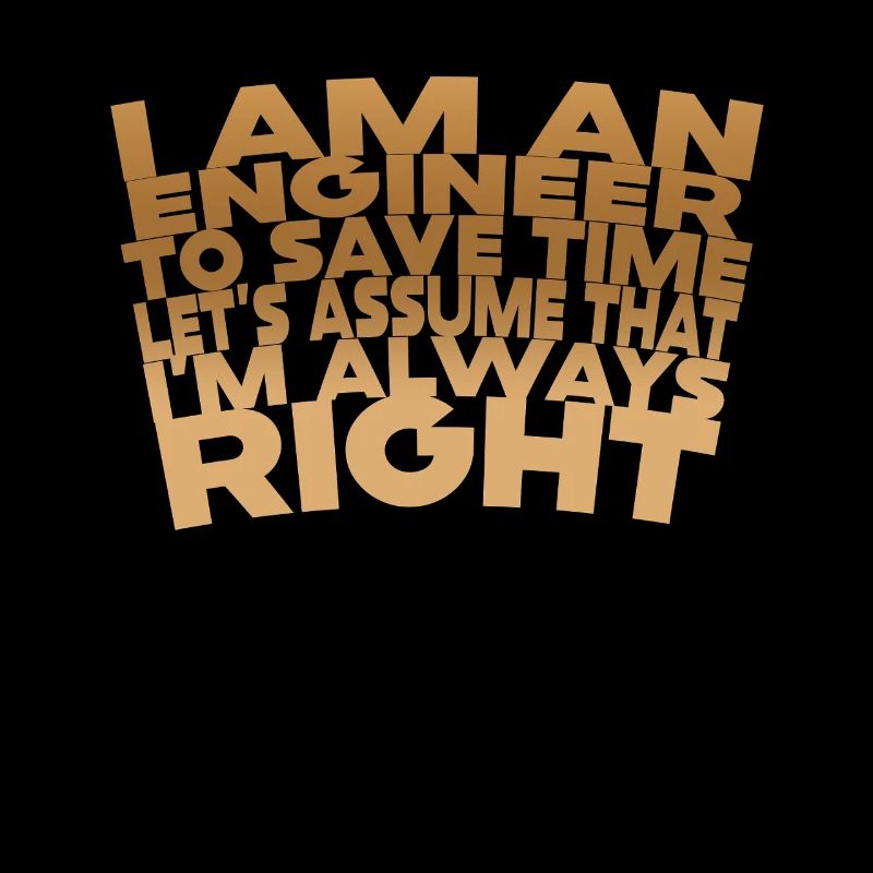 Ich bin ein Ingenieur, der immer Recht hat