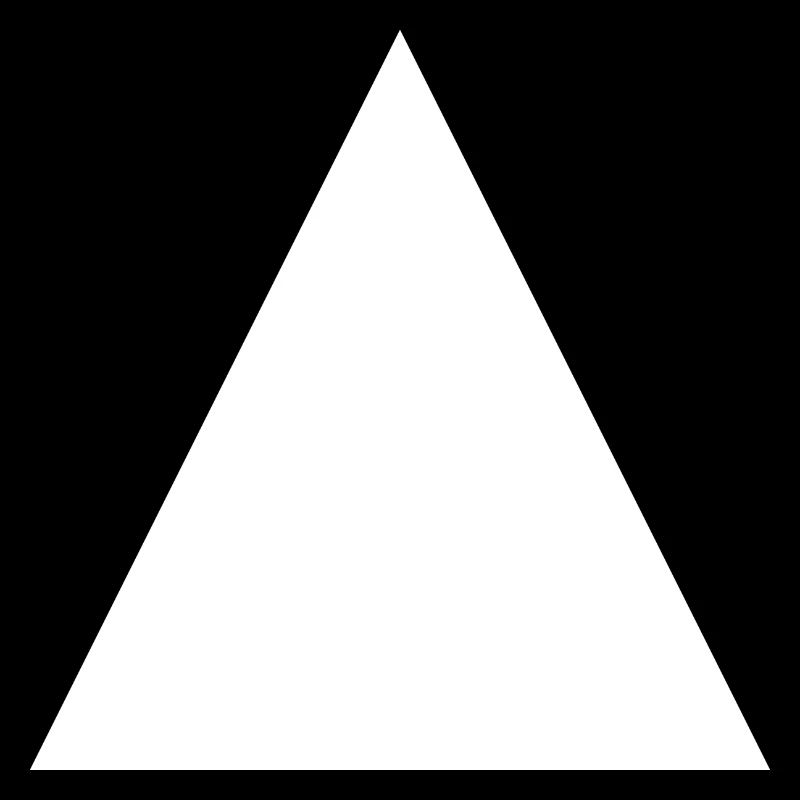 Triangle blanc