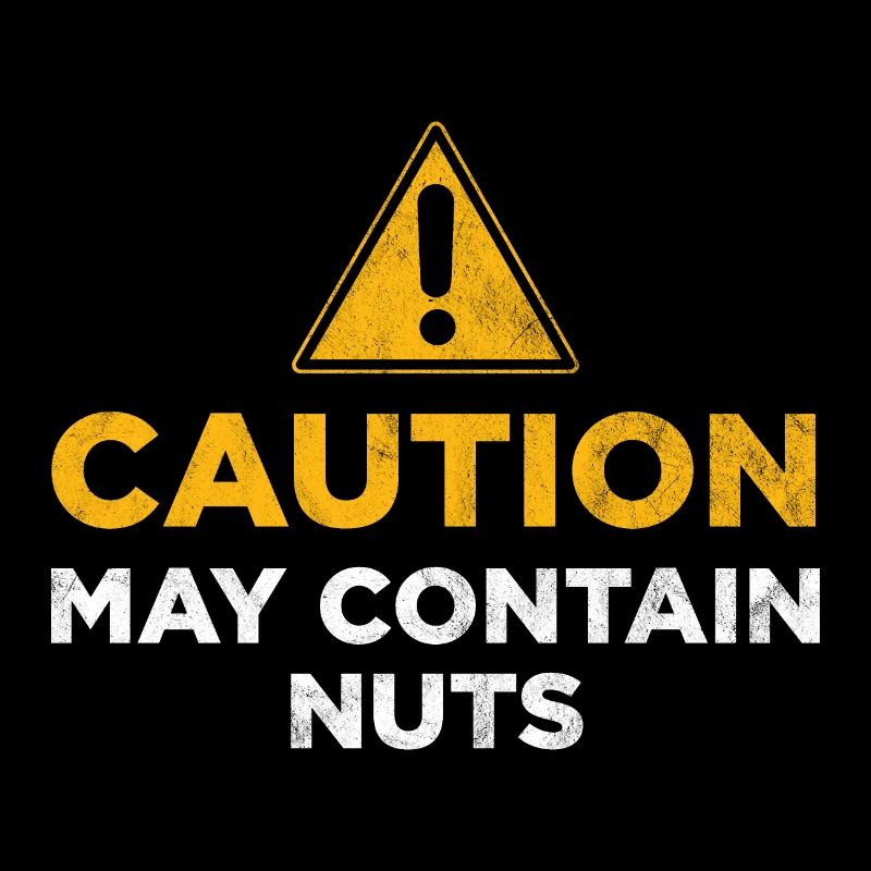 Caution may contain nuts