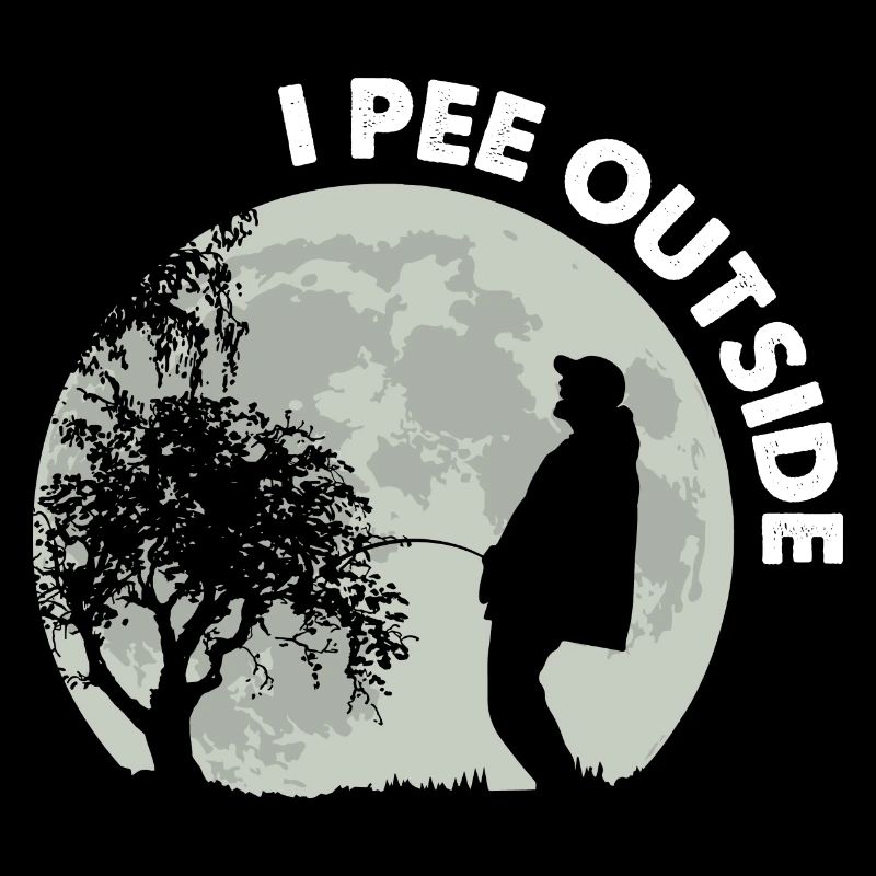 I Pee Outside I Pee Outdoor