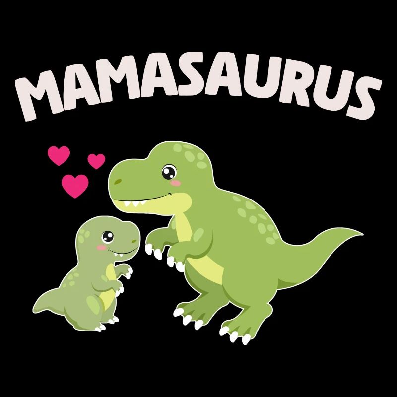Mamasaurus - Conception de dinosaure mignon
