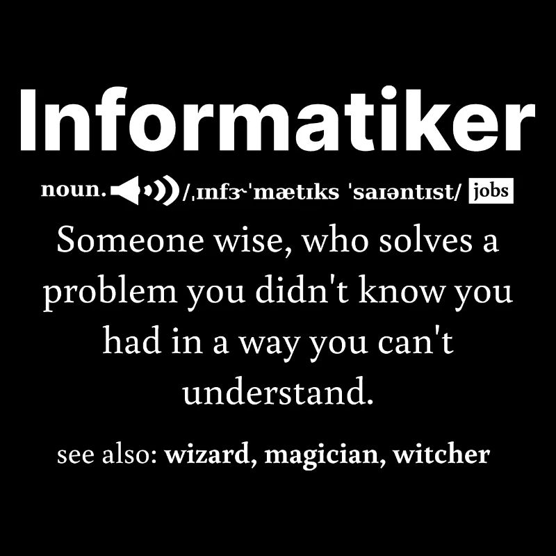 IT Informatics Computer Scientist Computer Work Gift