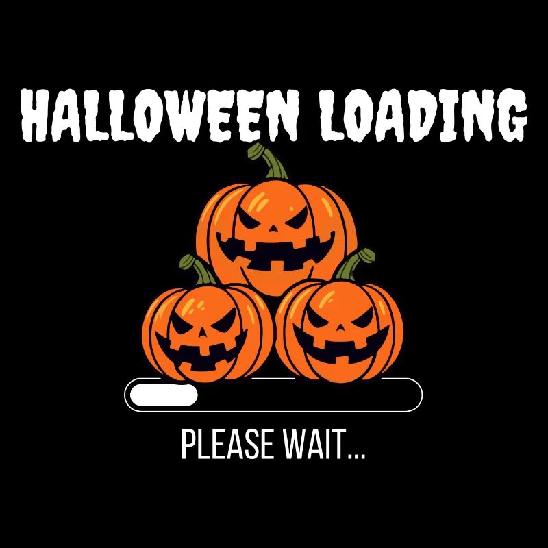 Halloween Loading Please Wait