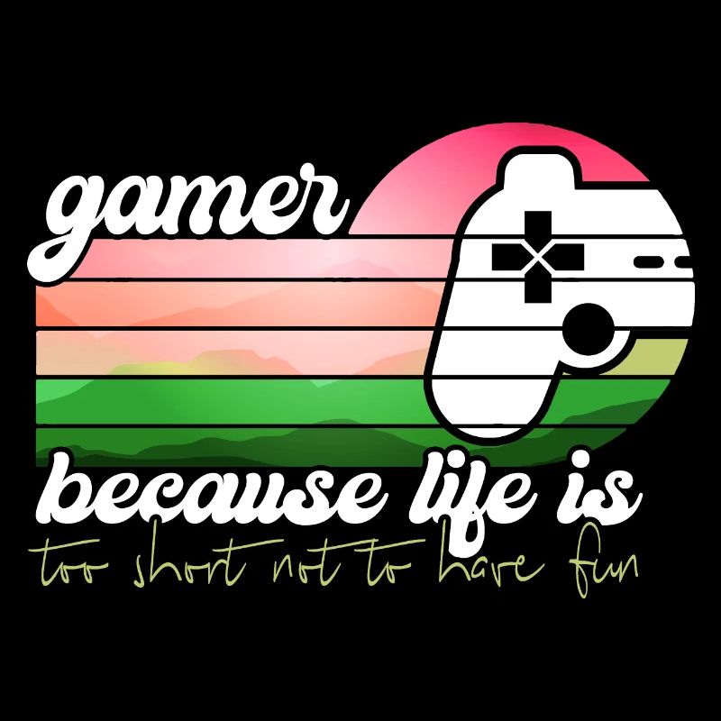 Joyable Tropical Amusing Gaming Illustration
