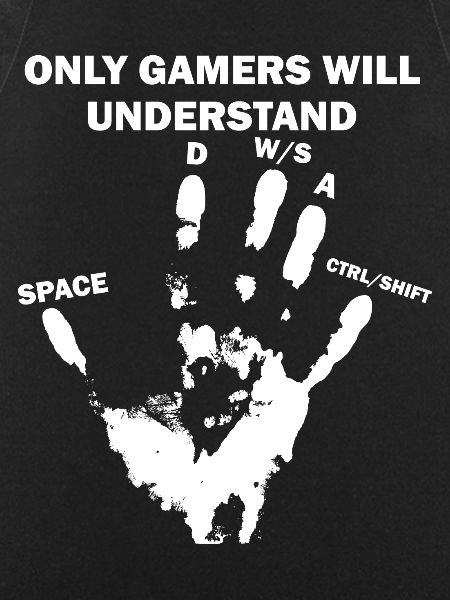 PC gamer hand