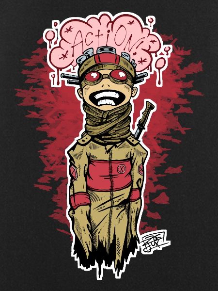 Action Comic Art