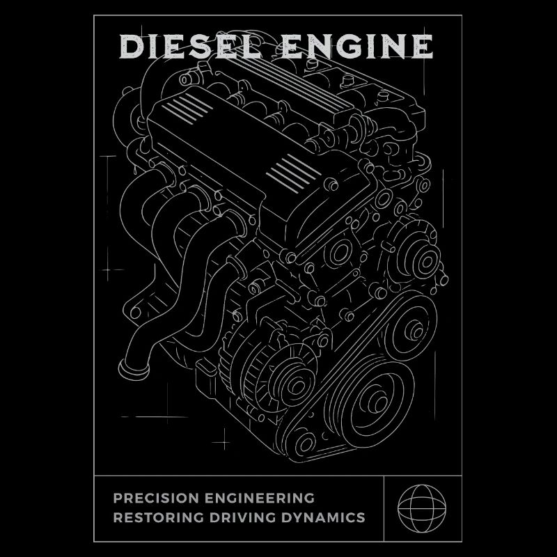 Diesel Engine Blueprint