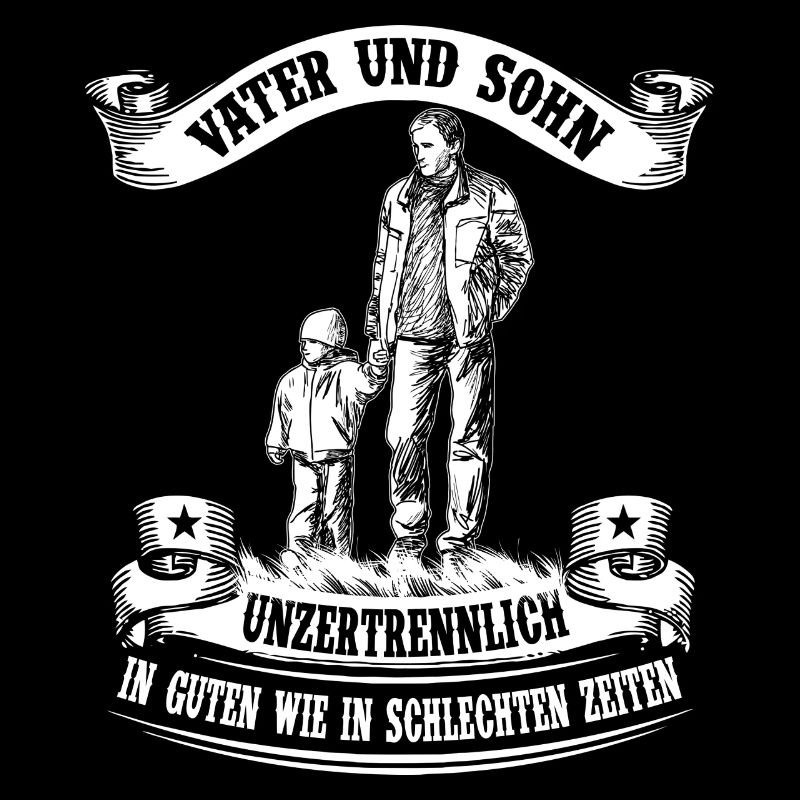 Father and son - inseparable