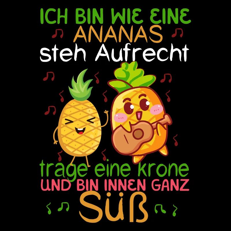 Ananas Spruch Prinzessin Mädchen Geschenk