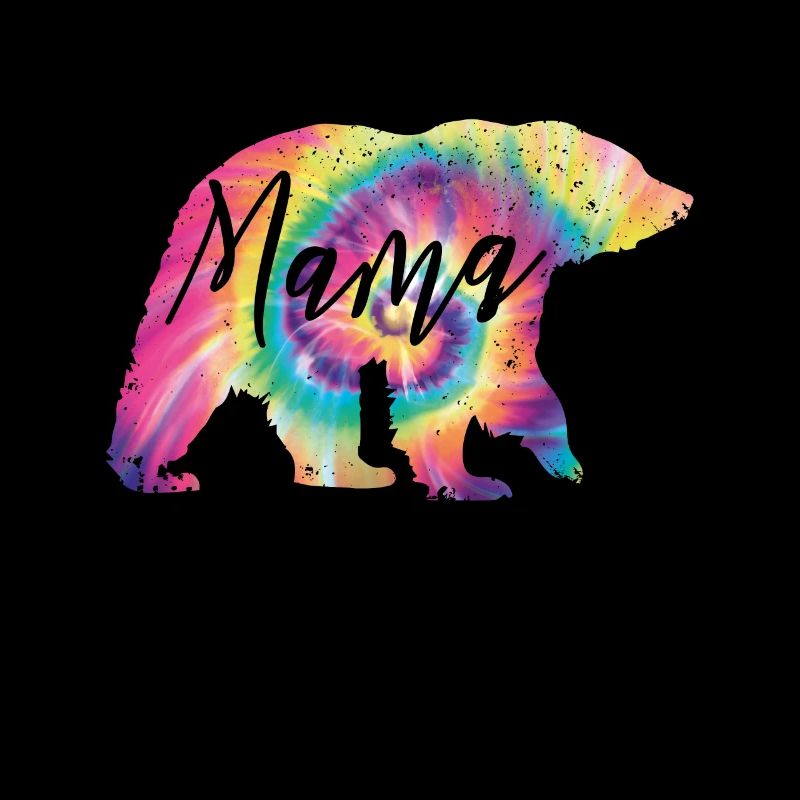 Tie Dye Mama Bear