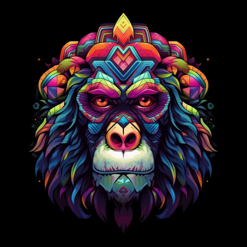 Mystical Rainbow Monkey