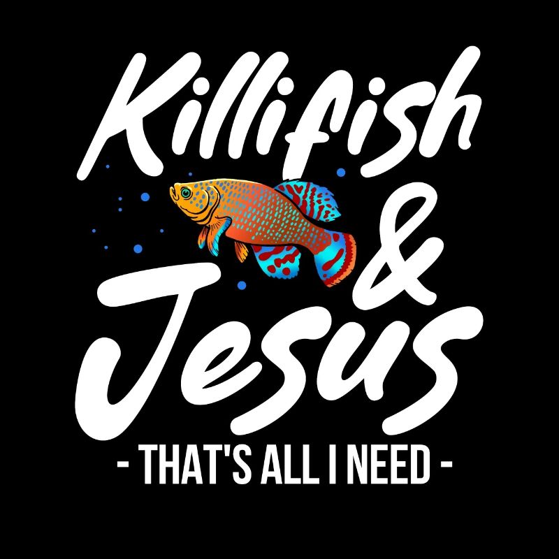 killifish e gesù è tutto ciò di cui ho bisogno Design