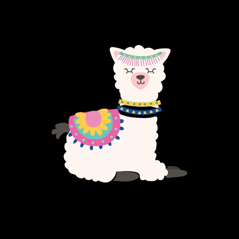 Sleeping alpaca