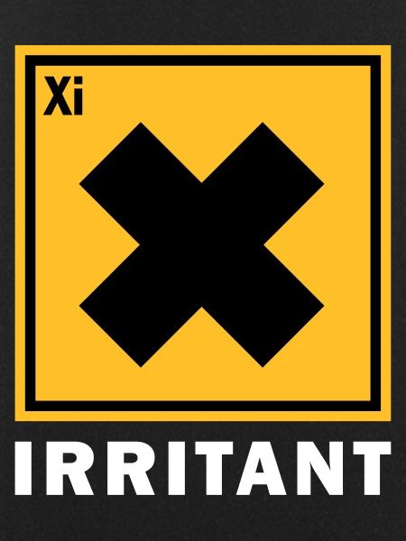 IRRITANT WARNING SIGN