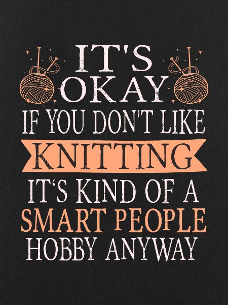 Knitting funny