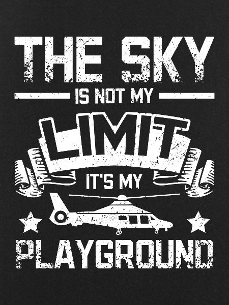 El cielo es mi piloto de helicóptero plyground