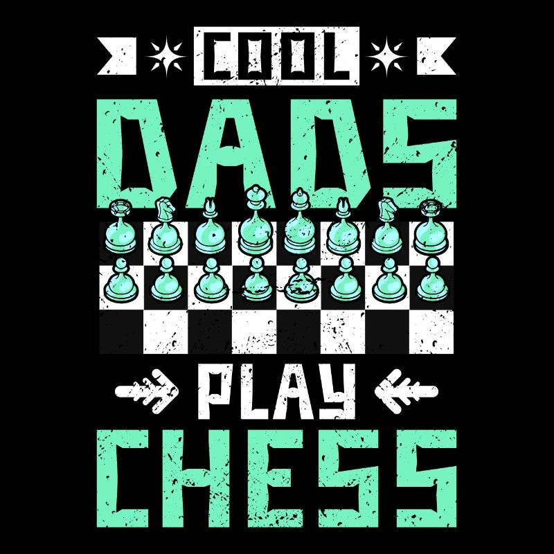 cool dads play chess
