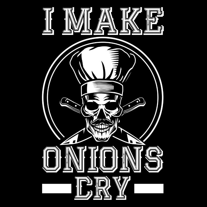Funny cook I make onions culinary