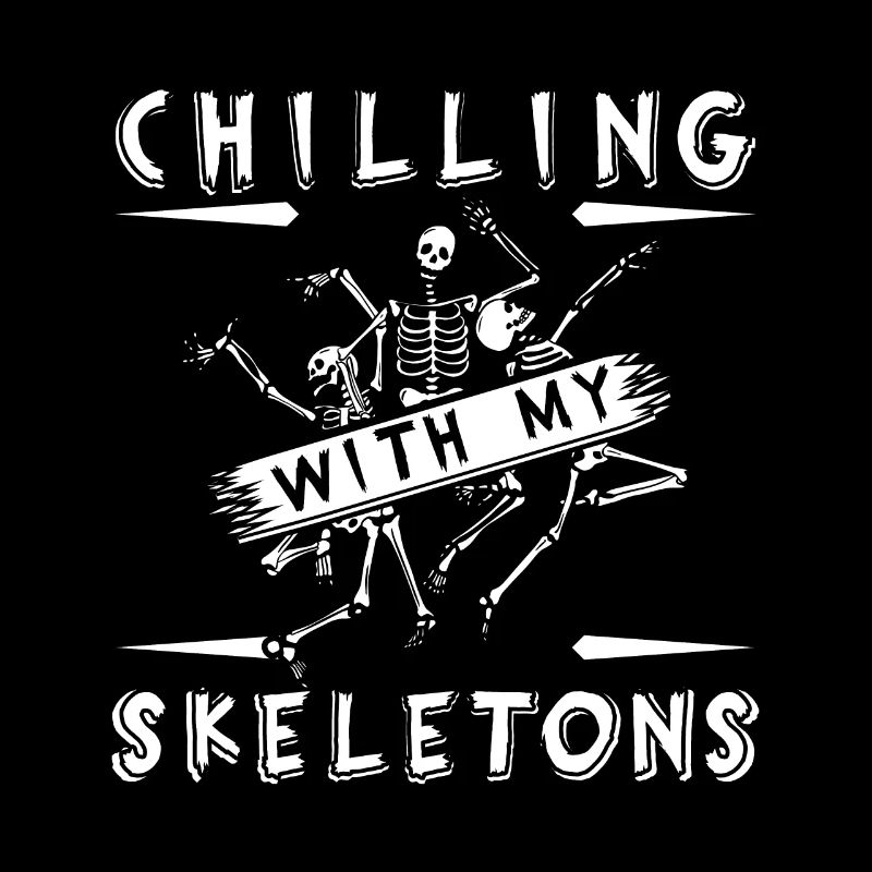 Chilling with my skeletons